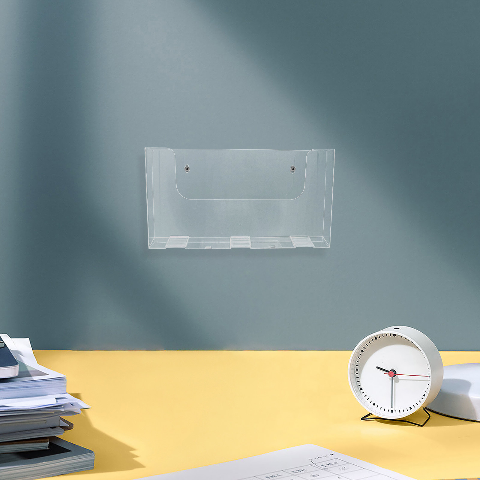 2Pcs Wall File Holder Acrylic  - đánh giá và giá Magazine Holder Rack