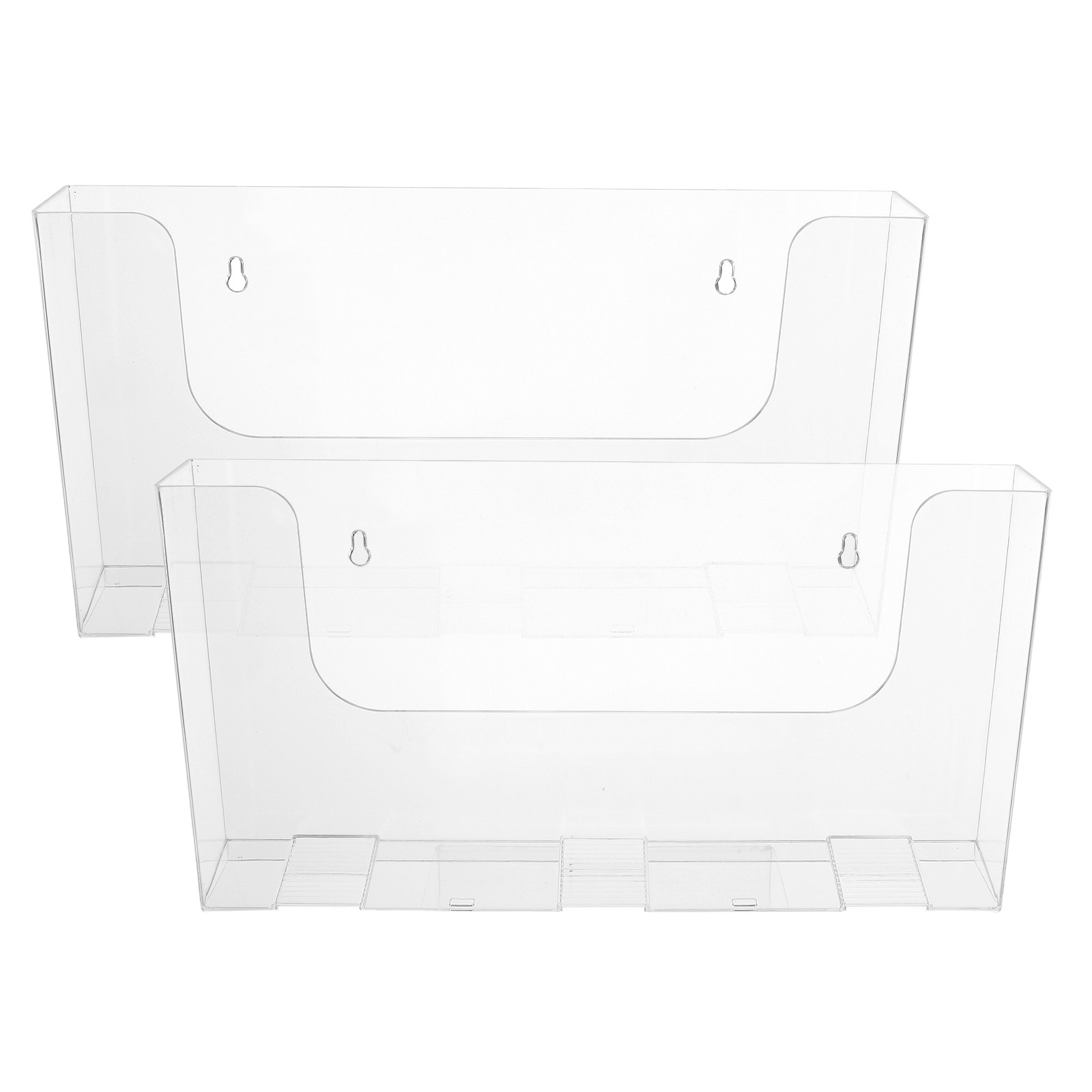 2Pcs Wall File Holder Acrylic  - đánh giá và giá Magazine Holder Rack