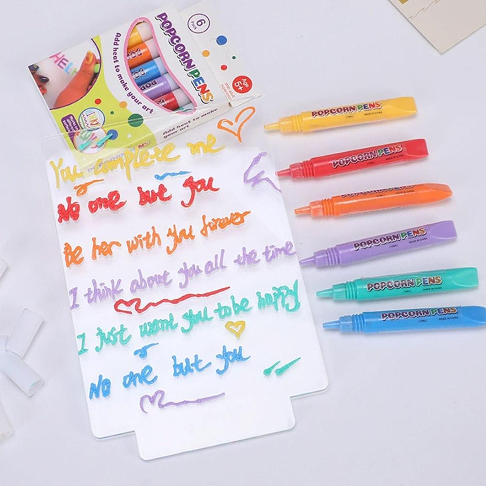 Magical Puffy Popcorn Pens Set - đánh giá và giá Copic Marker Sketch
