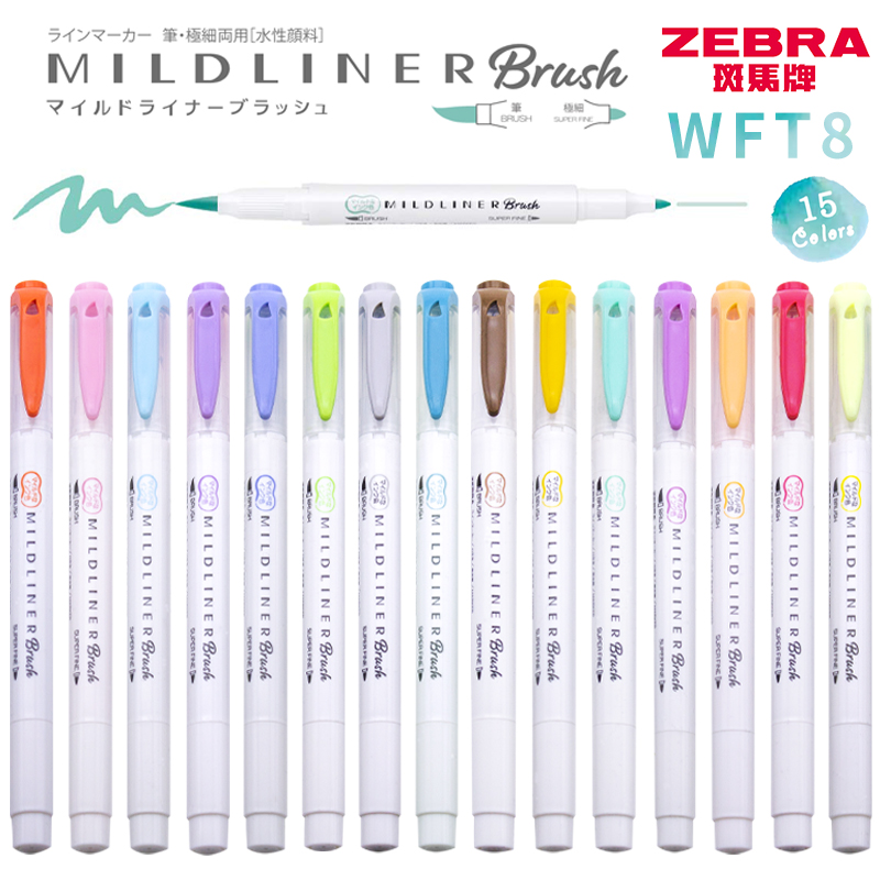 Japan Zebra 25 Color 1Pc WFT8  - đánh giá và giá Zebra Pen Mildliner