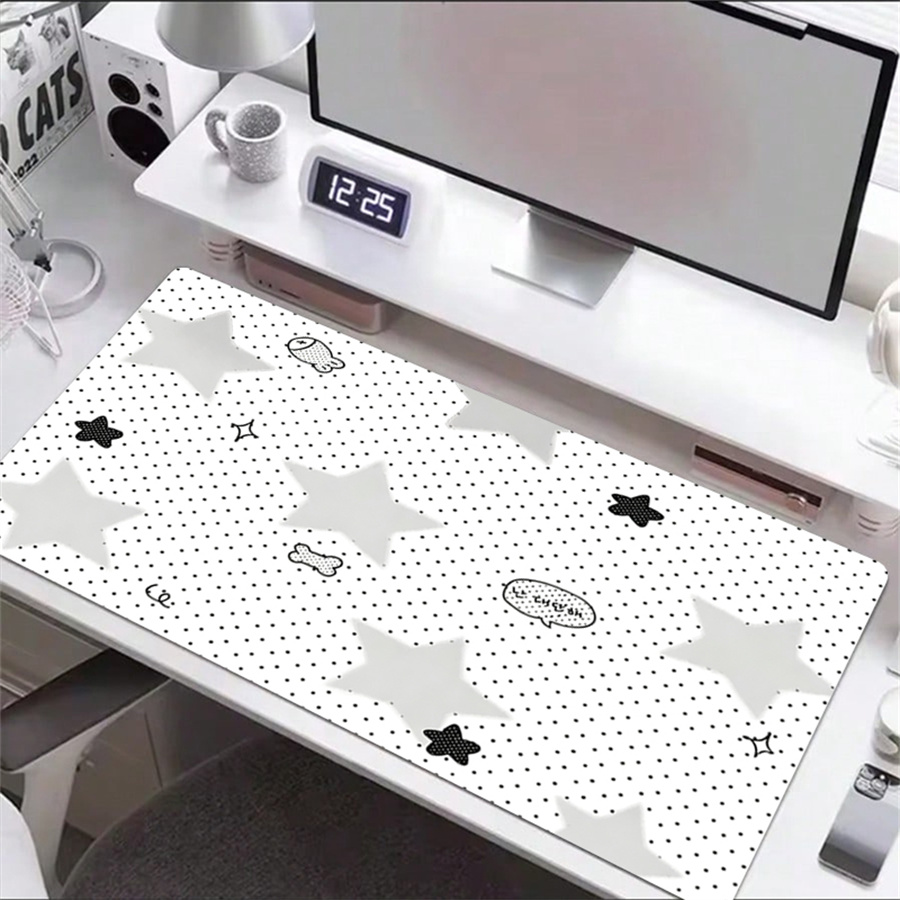 Korean ins no wash waterproof  - đánh giá và giá Leather Desk Pad