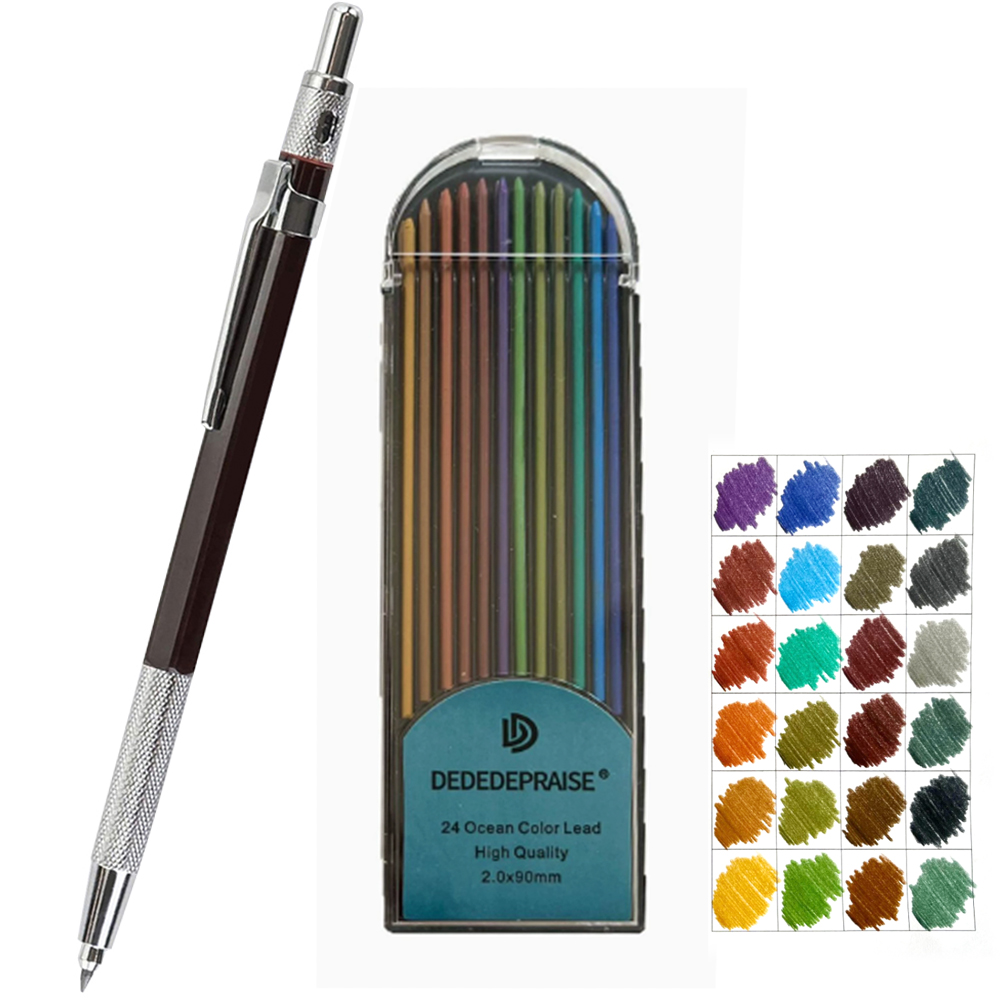 2.0mm Mechanical Pencil Set Re - đánh giá và giá Staedtler Pencil Lumocolor