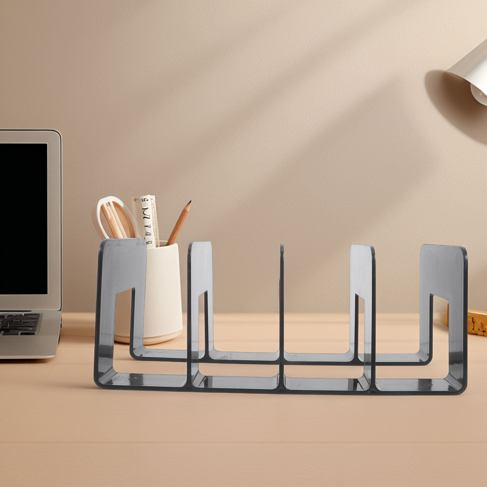 Multicompartment Desktop Book  - đánh giá và giá Magazine Holder Rack