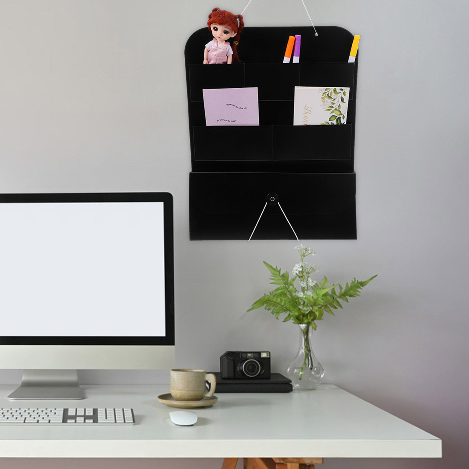 Hanging Wall File Organizer PP - đánh giá và giá Magazine Holder Rack