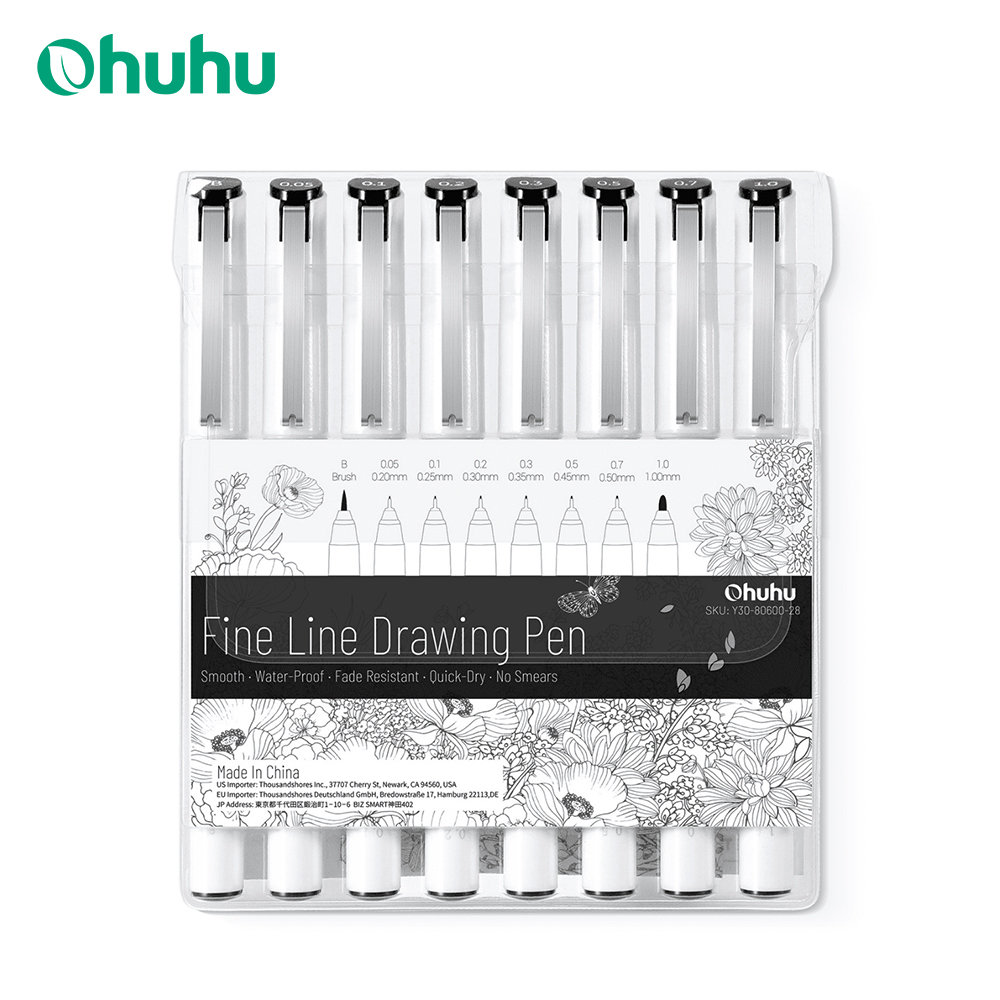 Ohuhu Micro Pen Fineliner Draw - đánh giá và giá Correction Pen Fine