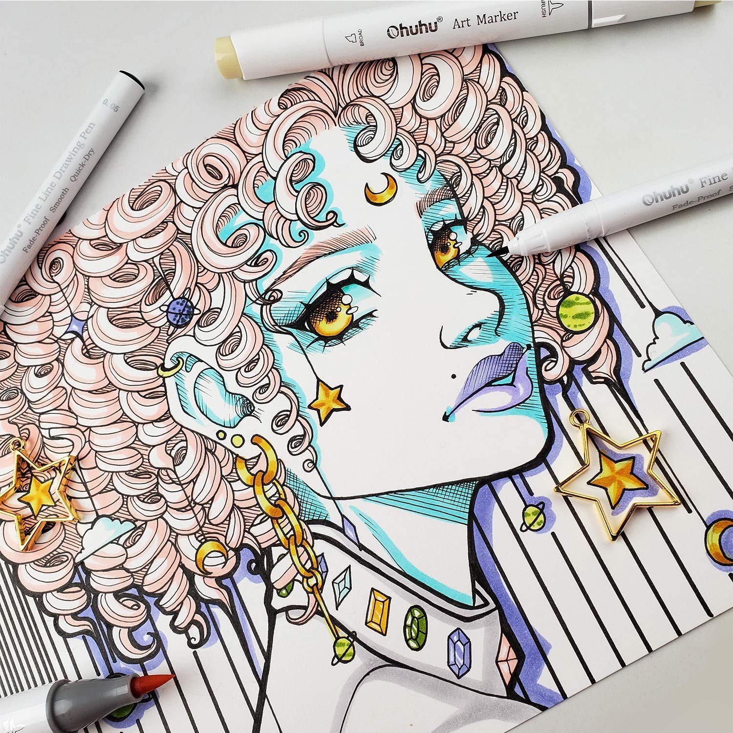 Ohuhu Micro Pen Fineliner Draw - đánh giá và giá Correction Pen Fine
