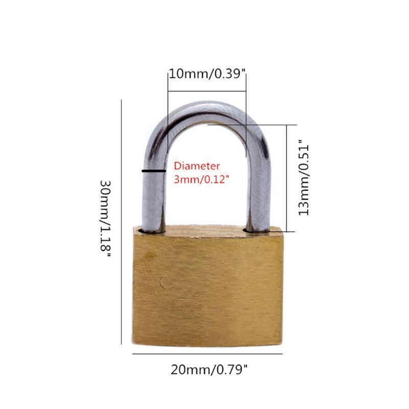 Brass Padlock with Keys, Small - đánh giá và giá Letter Opener Brass